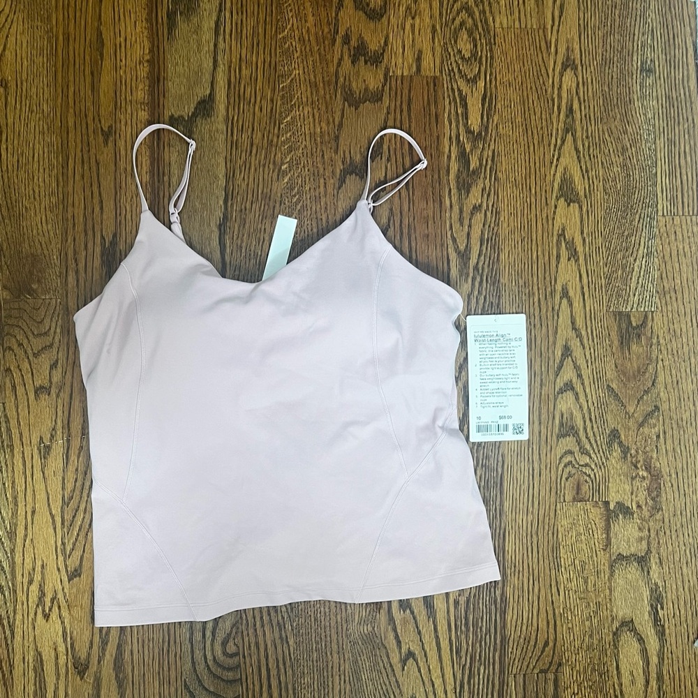 Lululemon Athletica Pink Waist-Length Cami